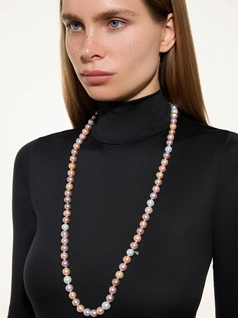 Multicolor pearl necklace, 2 Multicolor pearl necklace, 2
