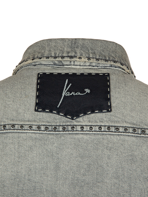 Grey Denim & Yak Fur Jacket, 12 Grey Denim & Yak Fur Jacket, 12