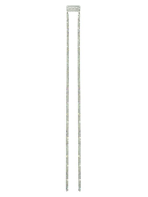 Silver & Multicolor Rhinestone Hairpin, 3