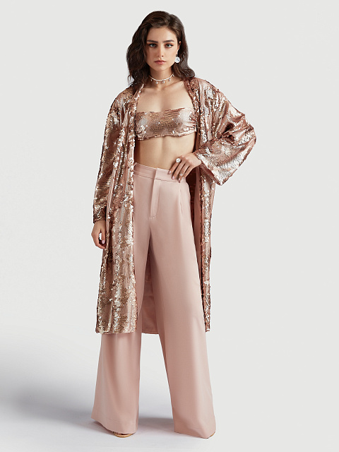 Dust Rose Palazzo Pants, 6 Dust Rose Palazzo Pants, 6