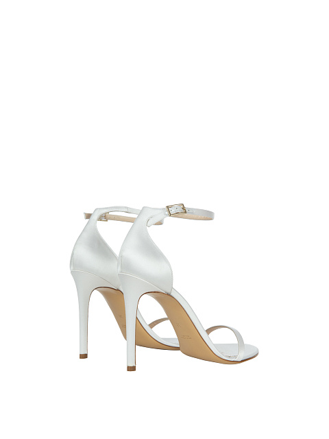 White Satin Sandals, 3
