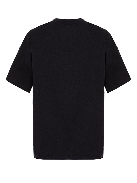 Men's Black Printed Cotton T-shirt, 2 Men's Black Printed Cotton T-shirt, 2