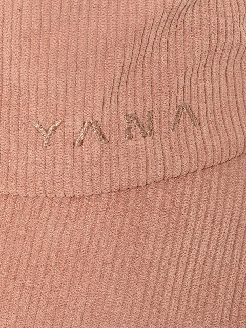 Powder-pink corduroy bucket hat with Yana embroidery, 3 Powder-pink corduroy bucket hat with Yana embroidery, 3