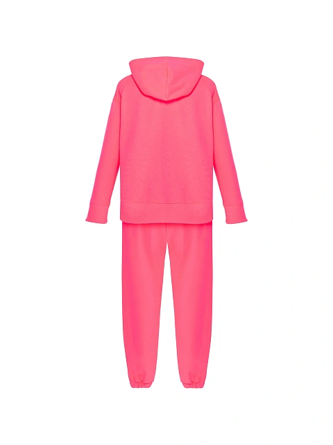 Kid's Bright Pink "YK" Embroidered Jersey Tracksuit, 2