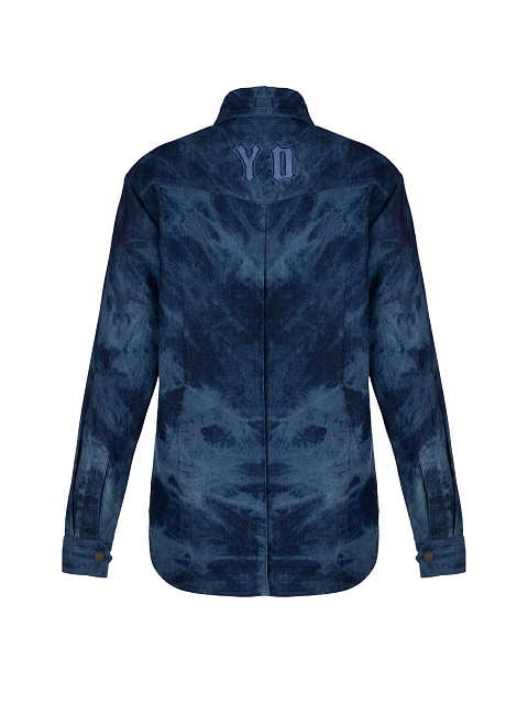 Blue Denim Tie-Dye Shirt, 2