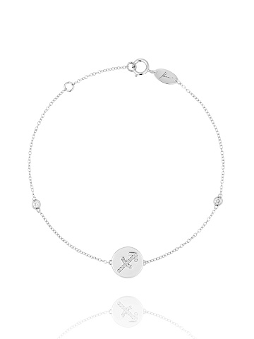 Diamond & White Gold "Sagittarius" Bracelet  , 1