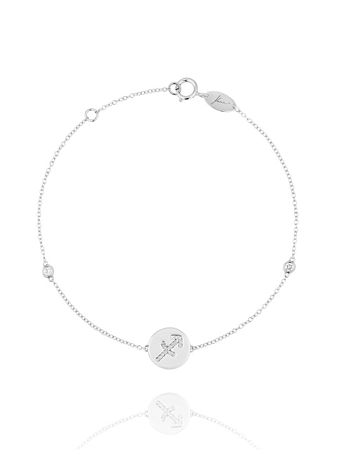 Diamond & White Gold "Sagittarius" Bracelet  , 1