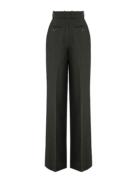 Green palazzo trousers, 3 Green palazzo trousers, 3