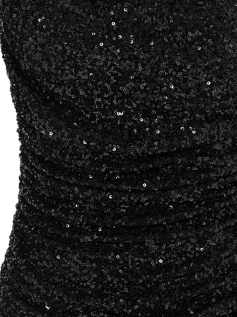 Black sequined top, 3