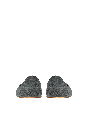 Grey Denim Mules, 2