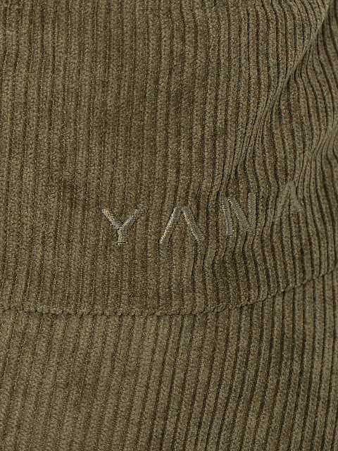 Green Embroidery Corduroy Bucket Hat, 3 Green Embroidery Corduroy Bucket Hat, 3