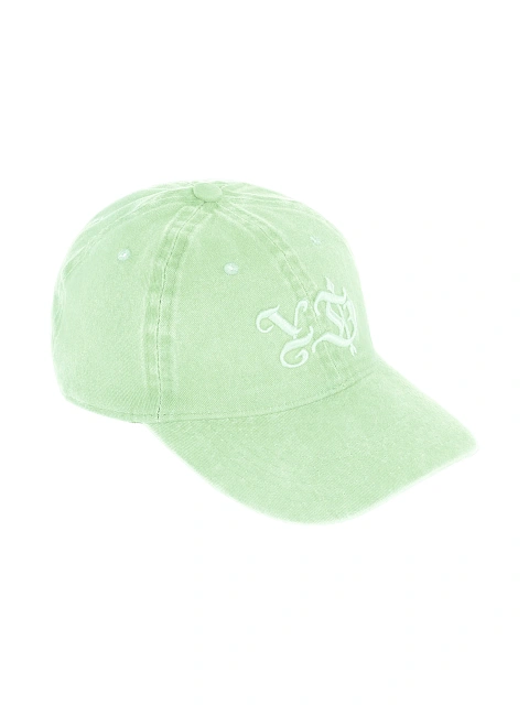 Light Green YD Embroidered Cotton Cap, 1