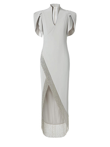 Triacetate midi dress, 1