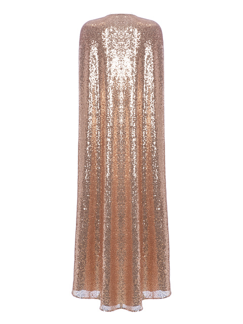 Golden Sequined Evening Cape, 2
