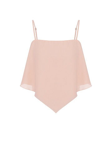 Powder-colored top with thin straps, 1