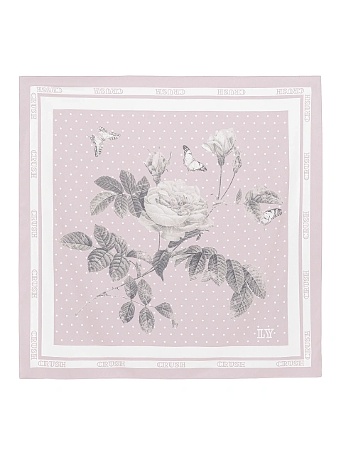 Pink Crush print scarf, 1