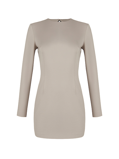 Grey Fringed Mini Dress, 1 Grey Fringed Mini Dress, 1