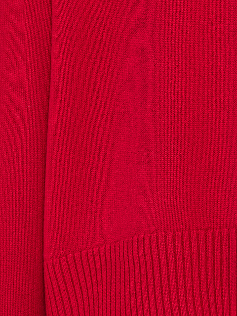Red Royal Cashmere Turtleneck Sweater, 4