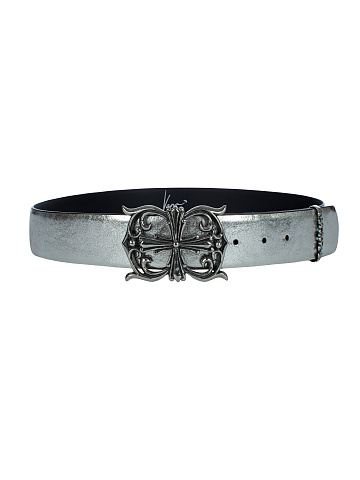 Silver Leather Belt, 1