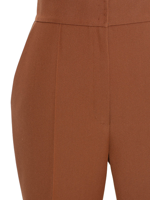 Brown three-piece suit with flared trousers, 5