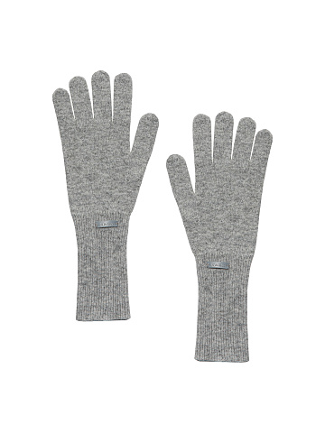 Grey Cashmere Gloves, 1