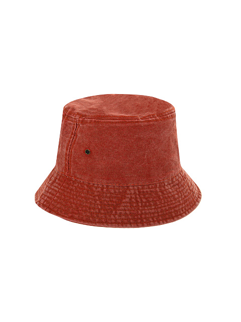 Red Cotton "Yana" Bucket Hat, 2