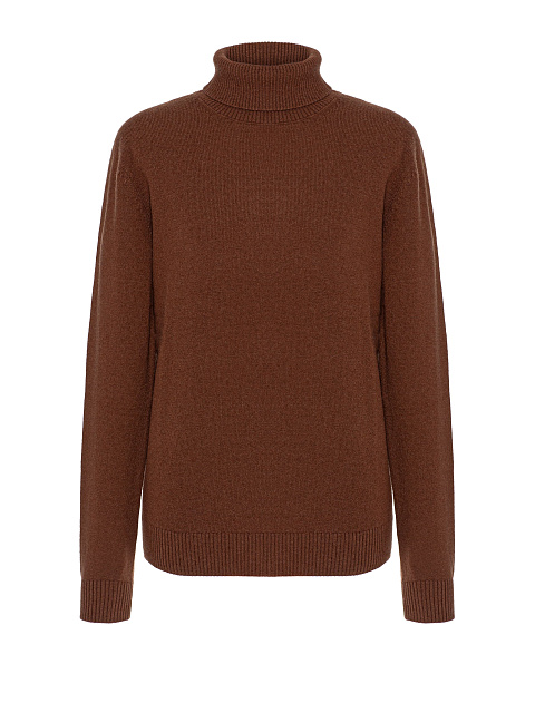 Terracotta cashmere turtleneck, 1