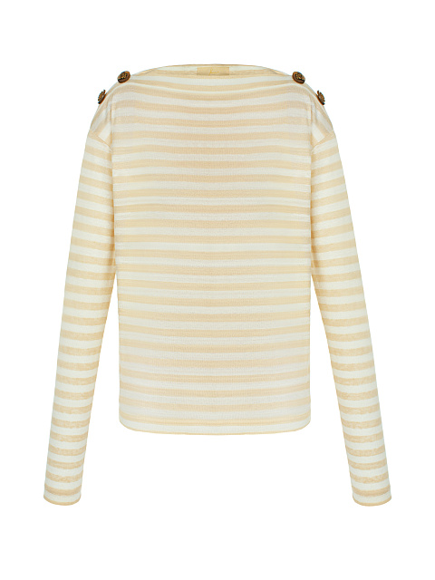 Yellow & White Striped Longsleeve T-shirt, 1 Yellow & White Striped Longsleeve T-shirt, 1