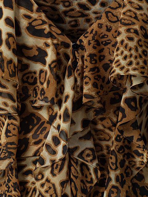 Chiffon top with a print, 6