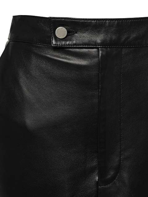 Black leather skirt, 3