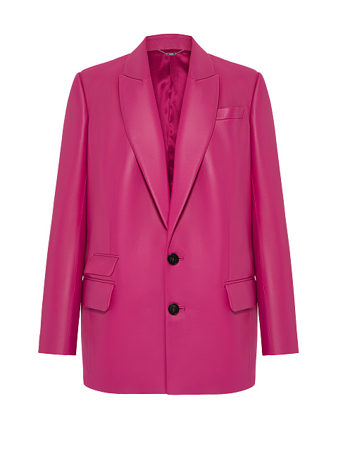 Bright Pink Leather Jacket, 1