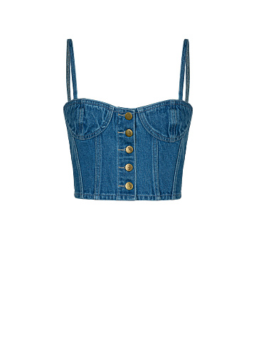 Blue Denim Top, 1