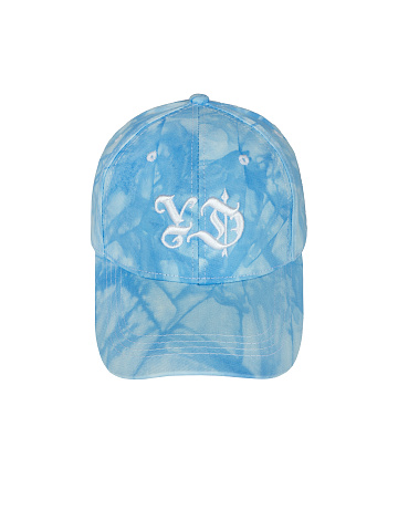 Bright Blue Cap With White Embroidery, 2