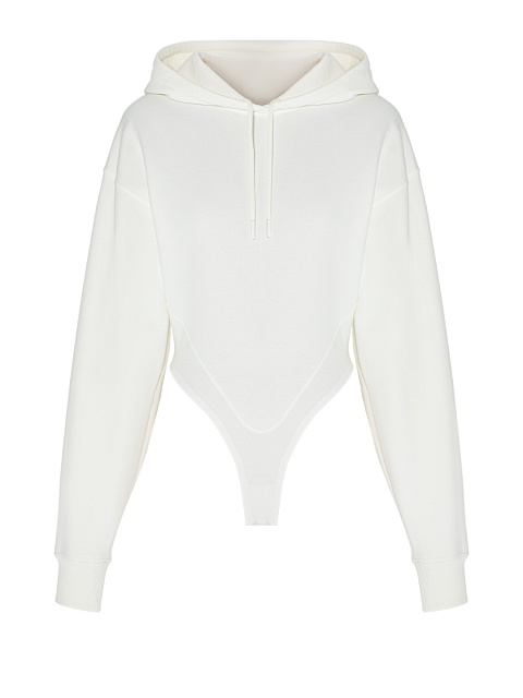 Milky footer hoodie, 1 Milky footer hoodie, 1