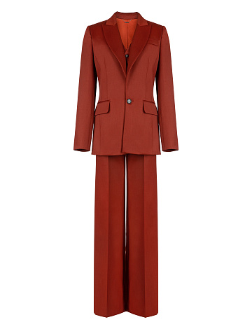 Terra-Cotta Orange Suit, 1