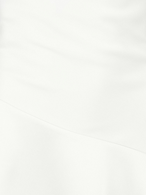 White Asymmetric Mini Dress, 3