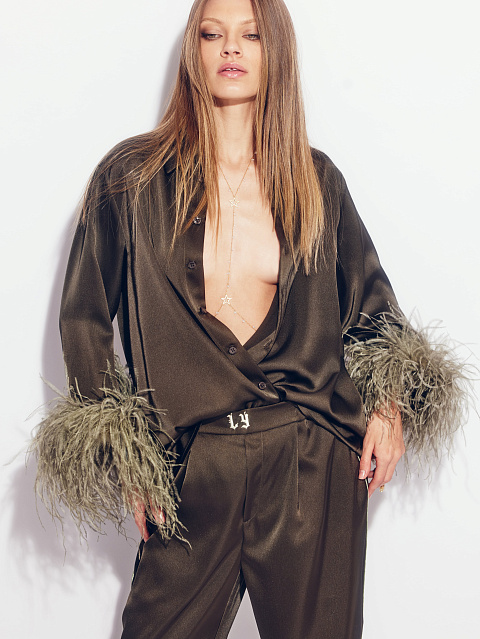 Cubic Zirkonia & Gold-Plating Silver Bodychain, 3 Cubic Zirkonia & Gold-Plating Silver Bodychain, 3