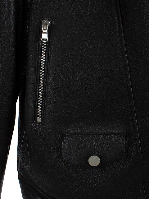 Black Leather Biker Jacket, 3