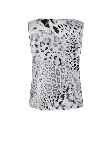 Silk leopard-print top, 2