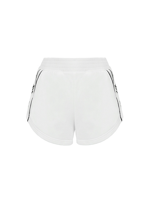 White & Black Embroidery Jersey Set, 3