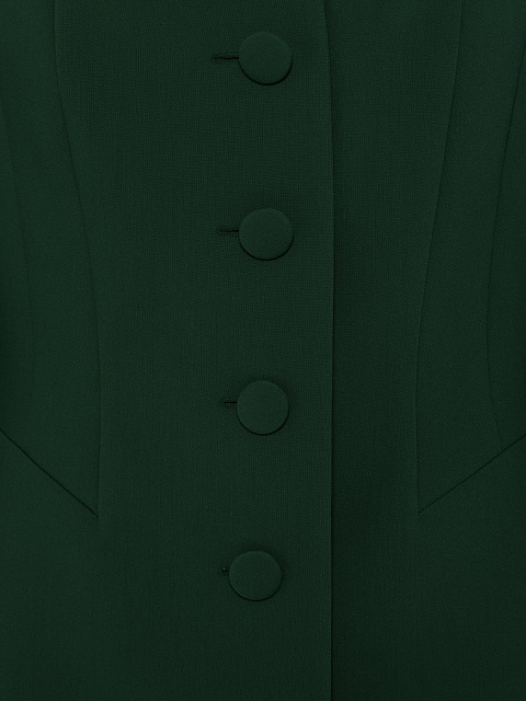 Green Two-piece Suit With Flared Trousers, 6 Green Two-piece Suit With Flared Trousers, 6