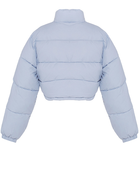 Blue cropped down jacket, 3