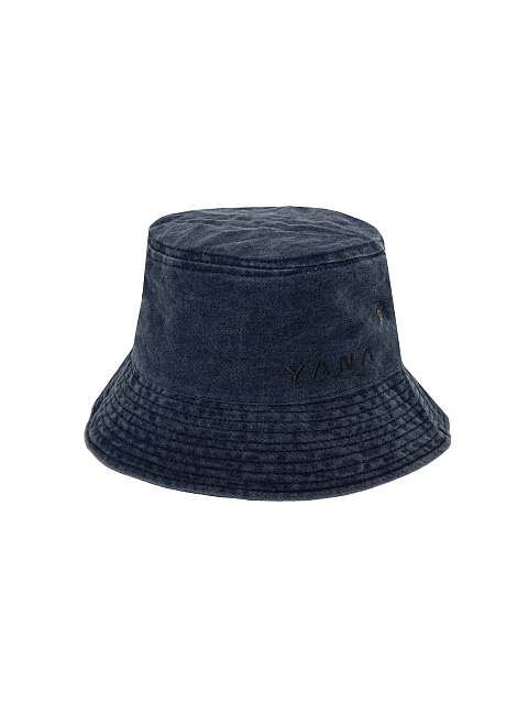 Blue Cotton "Yana" Bucket Hat, 1