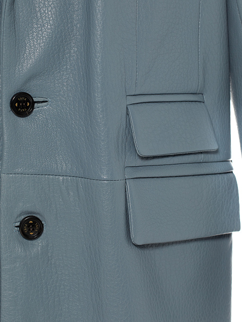 Light Blue Leather Jacket, 3