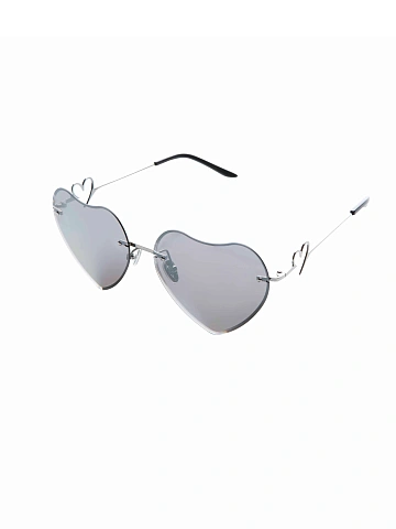 Grey Heart-Shaped Sunglasses, 1