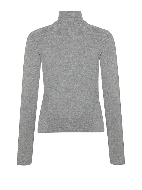 Grey Cashmere & Silk Turtleneck, 2
