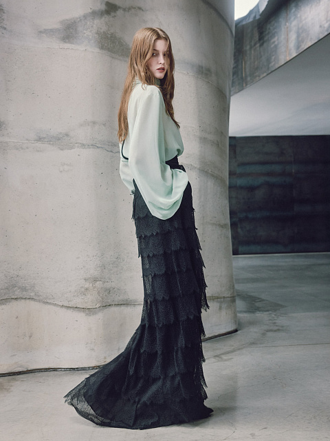 Mint lace bodysuit blouse, 2 Mint lace bodysuit blouse, 2