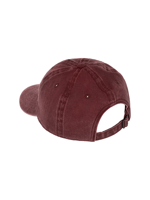 Bordeaux YD Embroidered Vintage Denim Cap, 3