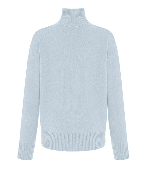 Light Blue Lurex Royal Cashmere Turtleneck Sweater, 2 Light Blue Lurex Royal Cashmere Turtleneck Sweater, 2