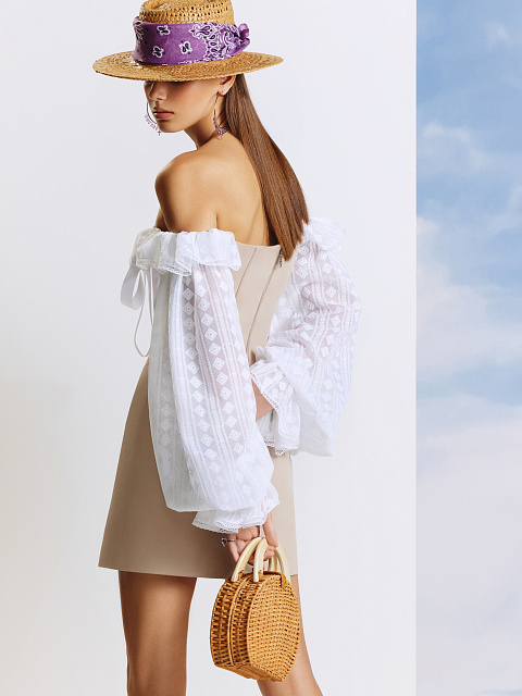 Purple Cotton Paisley Printed Bandana, 5